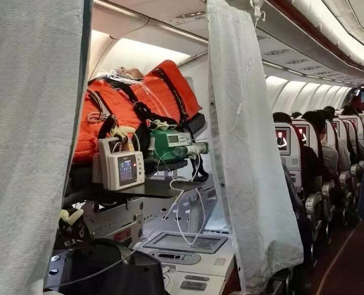 呼伦贝尔跨国医疗包机、航空担架
